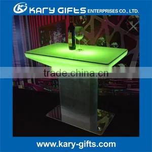 LED Illuminated Dinning Table Cafe Furniture thumbnail-3