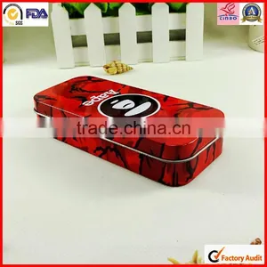 High Quality Hinged Pen Packing Tin Box thumbnail-1