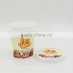 Customized Ice Cream Containers, Insulated Ice Cream Cup With Lids, High Quality Ice Cream Tub Containers thumbnail-2