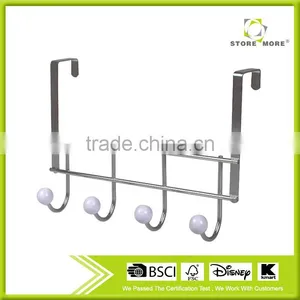 Hot Sell Multipurpose Metal Over The Door Hook Organizer Rack thumbnail-1