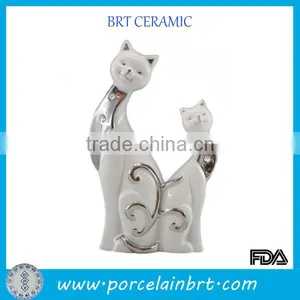 Pormotion Cat Shape Ceramic Wedding Decoration for Giftware thumbnail-1