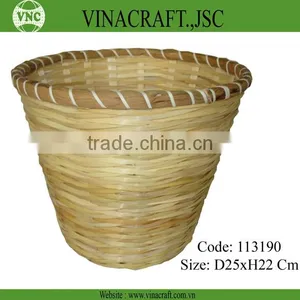 Eco-Friendly Natural Craft Weaving Bamboo Basket thumbnail-1