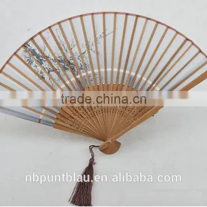 Chinese Traditional Fashion Summer Foldable Bamboo Fan thumbnail-2