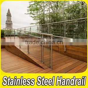 304 316 Modern Stainless Steel Outdoor Metal Handrail for Steps thumbnail-4