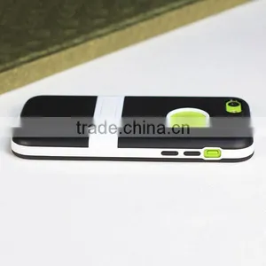 TPU Color Phone Protective Case With Bracket for IPhone5C thumbnail-1