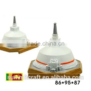 Custom Sri Lanka Stupa Resin World Famous Building Miniature thumbnail-1