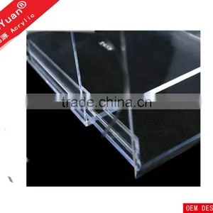 Top Grade Custom Transparent Acrylic Shoes Box With Drawer thumbnail-4