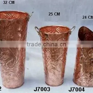 Copper Planter With Mirror Polish thumbnail-1