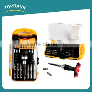 28pcs T-handle Ratchet Screwdriver Set, Ratchet Screwdriver Bit Set thumbnail-1