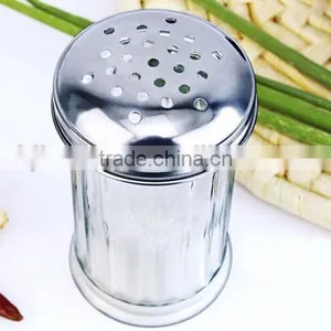 300ml Vertical Stripe Transparent Glass Spice Package Containers With Metal Hole Cap thumbnail-4
