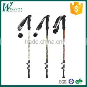 Carbon Fiber GS Approved Hiking Poles, 3 Sections, PP+EVA Grip thumbnail-1