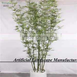 LXY160402 High Quality Green Bamboo Decoration Fence thumbnail-1