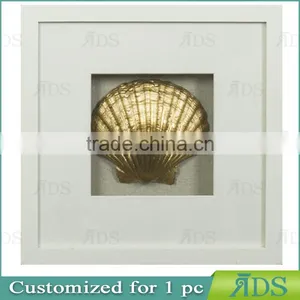 Modern Art Home Decoration Art Unique Seashell Shadow Boxes thumbnail-1