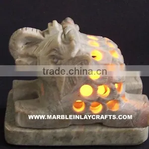Tea Light Decorative Stone Candle Lamp thumbnail-1