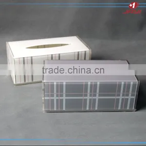 China Custom Printed Acrylic Lucite Plastic Tissue Box Holder for Car thumbnail-1