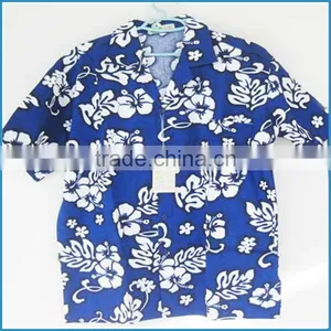 Men's Printed Hawaiin Shirt thumbnail-2