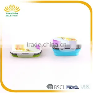 Eco-friendly Silicone Collapsible Lunch Box thumbnail-5