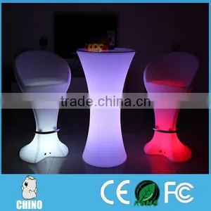 China PE High Level Remote Control LED Coffee and Cocktail Table thumbnail-2