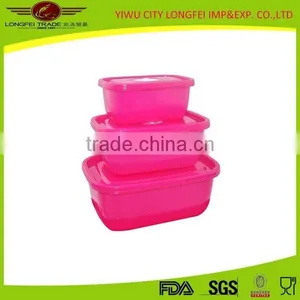 Bulk Pack Rosy PP Material Lunch Box For Microwave thumbnail-1