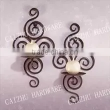 Fashionable Home Decoration Luky Metal Spherome Candle Holder thumbnail-2