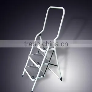 3 Steps Folding Step Ladder With Safety Rail thumbnail-1