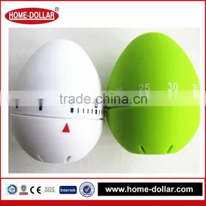 1 Hour/60 Minute Egg Shaped Digital Unique Mechanical Kitchen Timer Wholesale With Magnet thumbnail-1