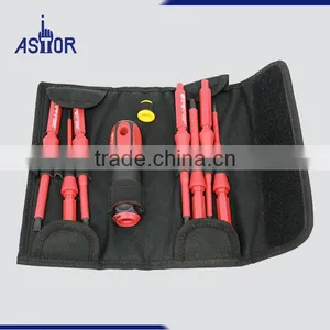 14pcs Interchangeable Insulated 2 in 1 Phillips Slotted Screwdriver Precision Screwdriver Set thumbnail-1