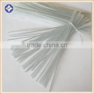 2017 PE Transparent Plastic Coated Single Metal Wire Twist Tie Headphone Tie thumbnail-4