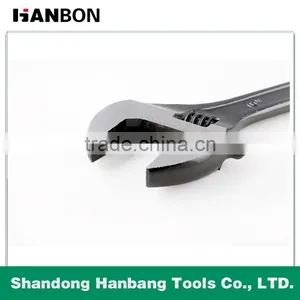 Black Finish Adjustable Wrench and Spanner thumbnail-3
