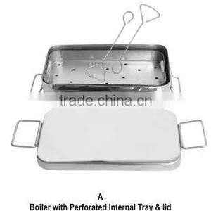 Boiler With Lid & Perforated Internal Tray and Hooks thumbnail-1