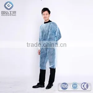 Cotton-knitted Cuffs Disposable Isolation Gown thumbnail-1