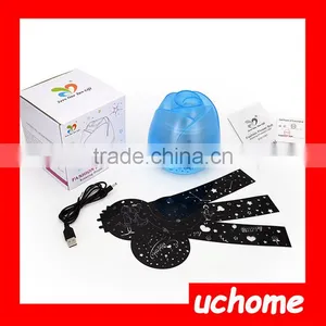 UCHOME 2016 Romantic Rotating Spin Led Night Light Projector Children Kids Baby Sleep Lighting Sky Star Master USB Led Projector thumbnail-6