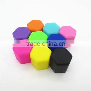 2016new Blue/red/green Silicone/ Chrome Wheel Nut Covers thumbnail-1