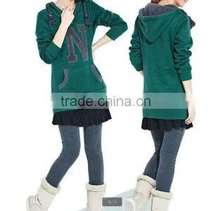 Womens Winter Warm Big Letter Print Hoodies Sweatshirt Tops Sweater Pullover Outerwear Coat XXXL thumbnail-1