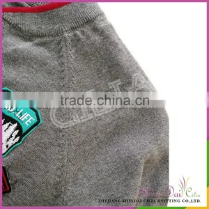 High Quality Custom Shaped Fashion 100% Cotton Kid Coat Sweater With Zipper thumbnail-3