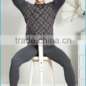Polypropylene Cotton Heated Thermal Underwear Jaquard Men Base Layer Long Underwear Comfort Skins Thermal Underwear thumbnail-1