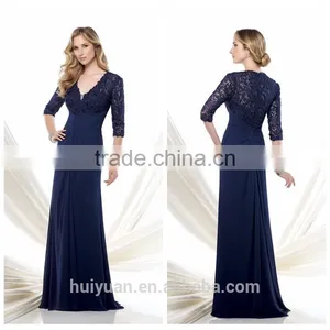 2015 Chiffon Long Sleeve Fashion Dress Women Clothing thumbnail-1