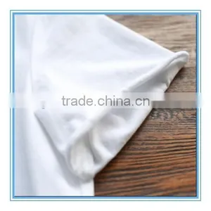Casual Short Sleeve Viscose Spandex White Plain Design T Shirt For Women thumbnail-4