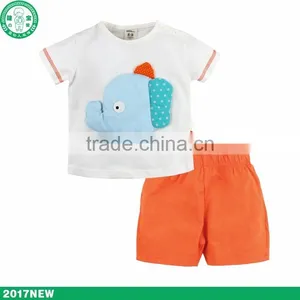 2017 Summer Fashion Kids Clothing Short Sleeve Baby Boy Clothing thumbnail-5