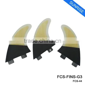 Bamboo Quillas FCS Fiberglass Honeycomb Fin Surfboard FCS Bamboo Fin thumbnail-4