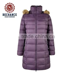 Women's Fashion Long Down Jacket thumbnail-1