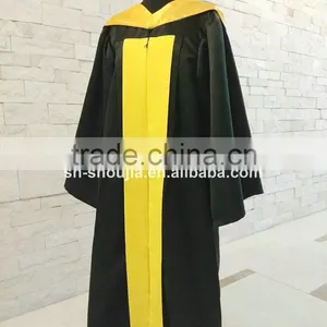 Wholesale Good Quality Deluxe University Graduation Gowns and Caps With Hoods thumbnail-1