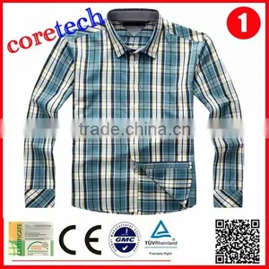 Hot Sale Popular Plaid Polo Shirt for Men Factory thumbnail-3