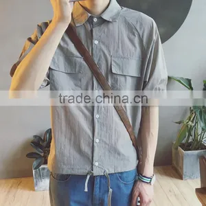 Loosely Contracted Pocket Short Sleeve Shirt thumbnail-1