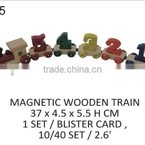 MAGNETIC WOODEN TRAIN thumbnail-1