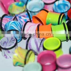 2017 Painting Body Jewelry Ear Gauges Ear Kits Flesh Tunnel thumbnail-1