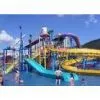 550 Sqm Stainless Steel Raft Slide Interactive Water Park Equipment , Hot-Dip Galvanized thumbnail-1