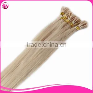 Top Quality Factory Wholesale Virgin Russian Hair Stick I Tip Russian Hair Extensions thumbnail-3
