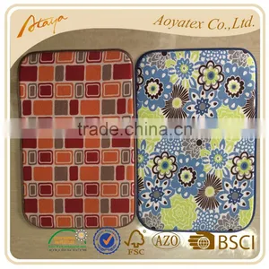 Check Printed and Flower Printed Dish Drying Mat for Kitchen Use thumbnail-1