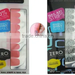 Cheap Full Cover Fake Nail Sticker,Art Decor Nails Strips and Nail File Sets Wholesale,Perfect Shiny Nails thumbnail-1